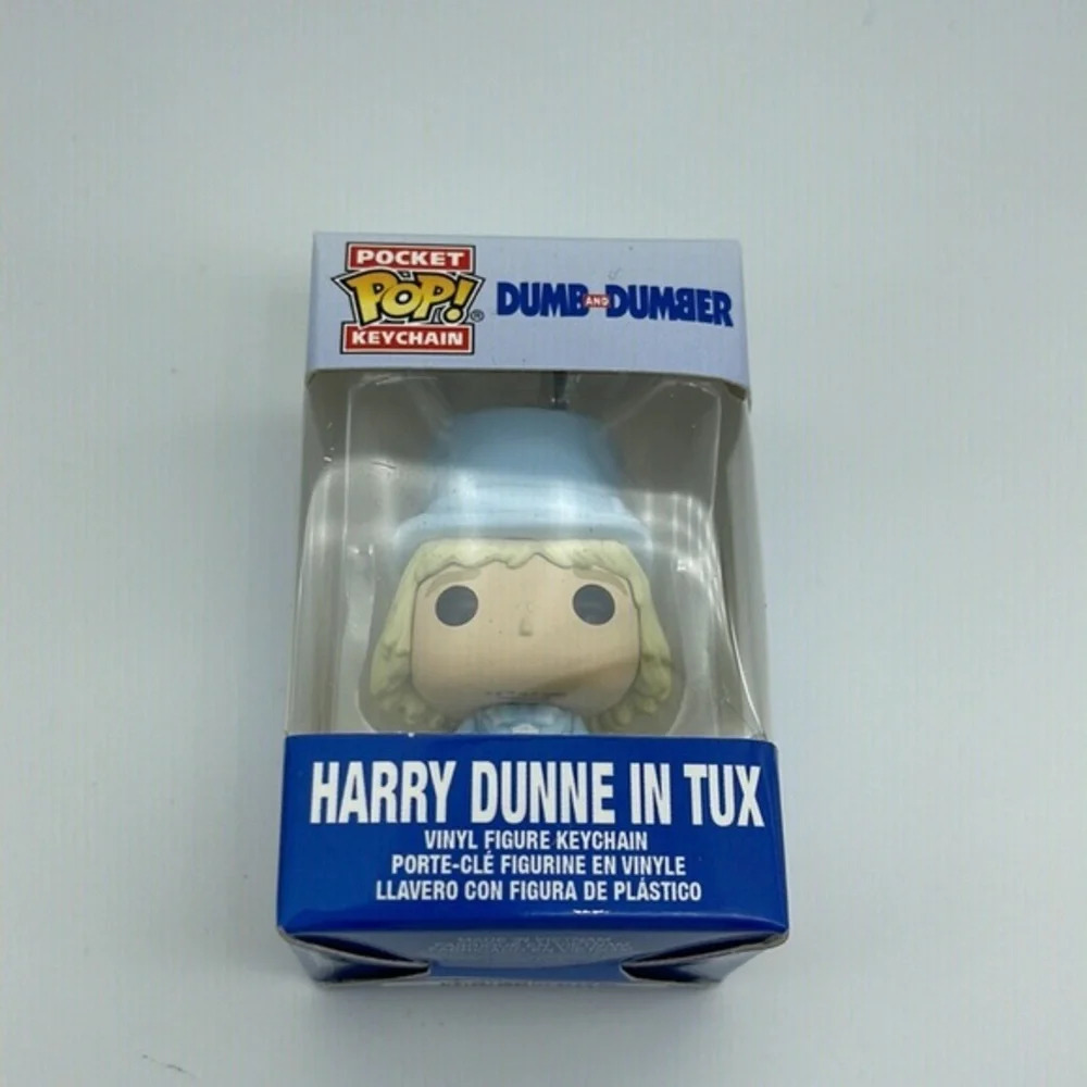 Funko Dumb And Dumber Pocket Pop! Harry Dunne In Tux Vinyl Key Chain - Picture 8 of 8
